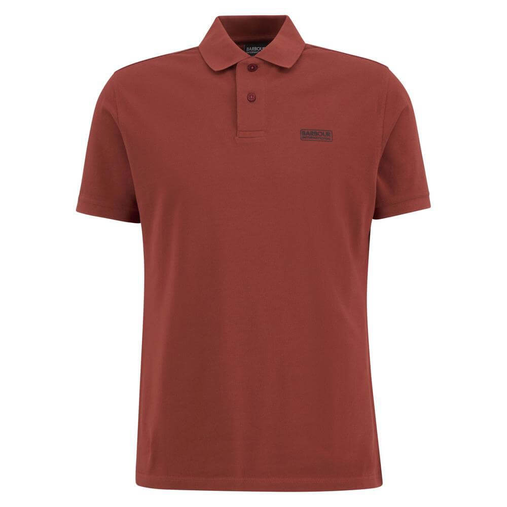 Barbour International Essential Polo Shirt Orange